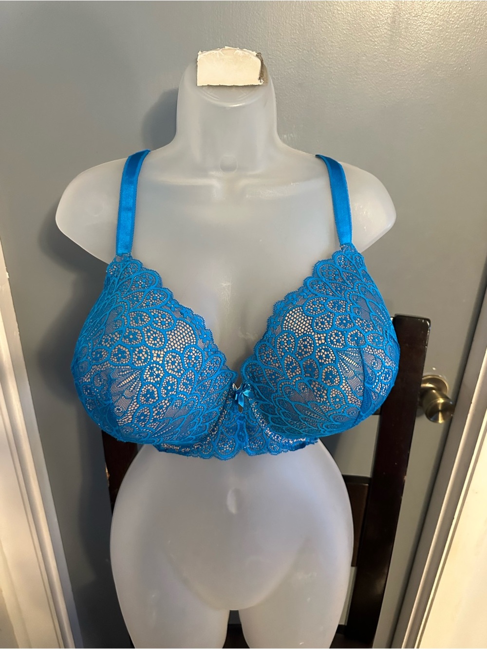 torrid Bright Blue Lace Underwire Bra